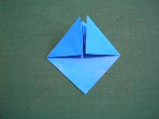 折り紙織り方写真/かぶとNo.[14] <br /><br />