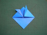 折り紙織り方写真/かぶとNo.[17] <br /><br />
