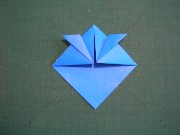 折り紙織り方写真/かぶとNo.[18] <br /><br />