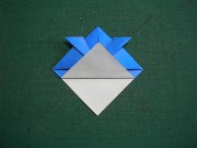 折り紙織り方写真/かぶとNo.[20] <br /><br />