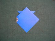 折り紙織り方写真/かぶとNo.[25] <br /><br />