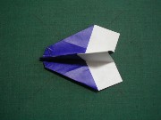 折り紙織り方写真/紙飛行機No.[21] <br />完成です。