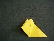 折り紙織り方写真/星No.[10] <br />開きました。