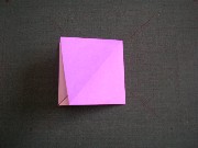 折り紙織り方写真/アサガオNo.[11] <br /><br />
