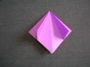 折り紙織り方写真/アサガオNo.[13] <br /><br />