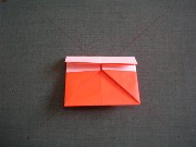 折り紙織り方写真/サイフNo.[22] <br /><br />