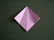 折り紙織り方写真/アジサイNo.[13] <br /><br />