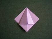折り紙織り方写真/アジサイNo.[14] <br /><br />