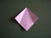 折り紙織り方写真/アジサイNo.[16] <br /><br />