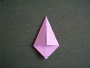 折り紙織り方写真/アジサイNo.[18] <br /><br />