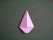 折り紙織り方写真/アジサイNo.[20] <br /><br />