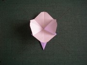 折り紙織り方写真/アジサイNo.[26] <br /><br />