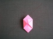 折り紙織り方写真/風船（紙風船）No.[22] <br /><br />