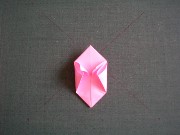 折り紙織り方写真/風船（紙風船）No.[24] <br /><br />