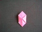 折り紙織り方写真/風船（紙風船）No.[25] <br />裏返しました。