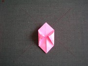 折り紙織り方写真/風船（紙風船）No.[29] <br /><br />