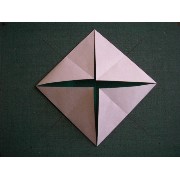 折り紙折り方写真/クリスマスツリーNo.[16] <br /><br />