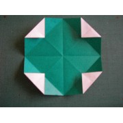 折り紙折り方写真/クリスマスツリーNo.[19] <br /><br />