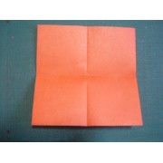 折り紙折り方写真/クリスマスツリーNo.[54] <br />開きました。