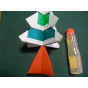 折り紙折り方写真/クリスマスツリーNo.[78] <br /><br />