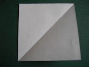 折り紙折り方写真/二そう舟No.[4] <br />開きました。