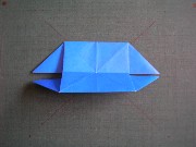 折り紙折り方写真/だまし舟No.[25] <br /><br />