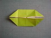 折り紙折り方写真/だまし舟No.[29] <br /><br />