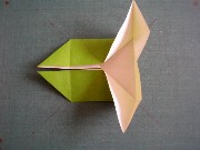 折り紙折り方写真/だまし舟No.[31] <br /><br />