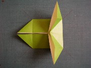 折り紙折り方写真/だまし舟No.[32] <br /><br />